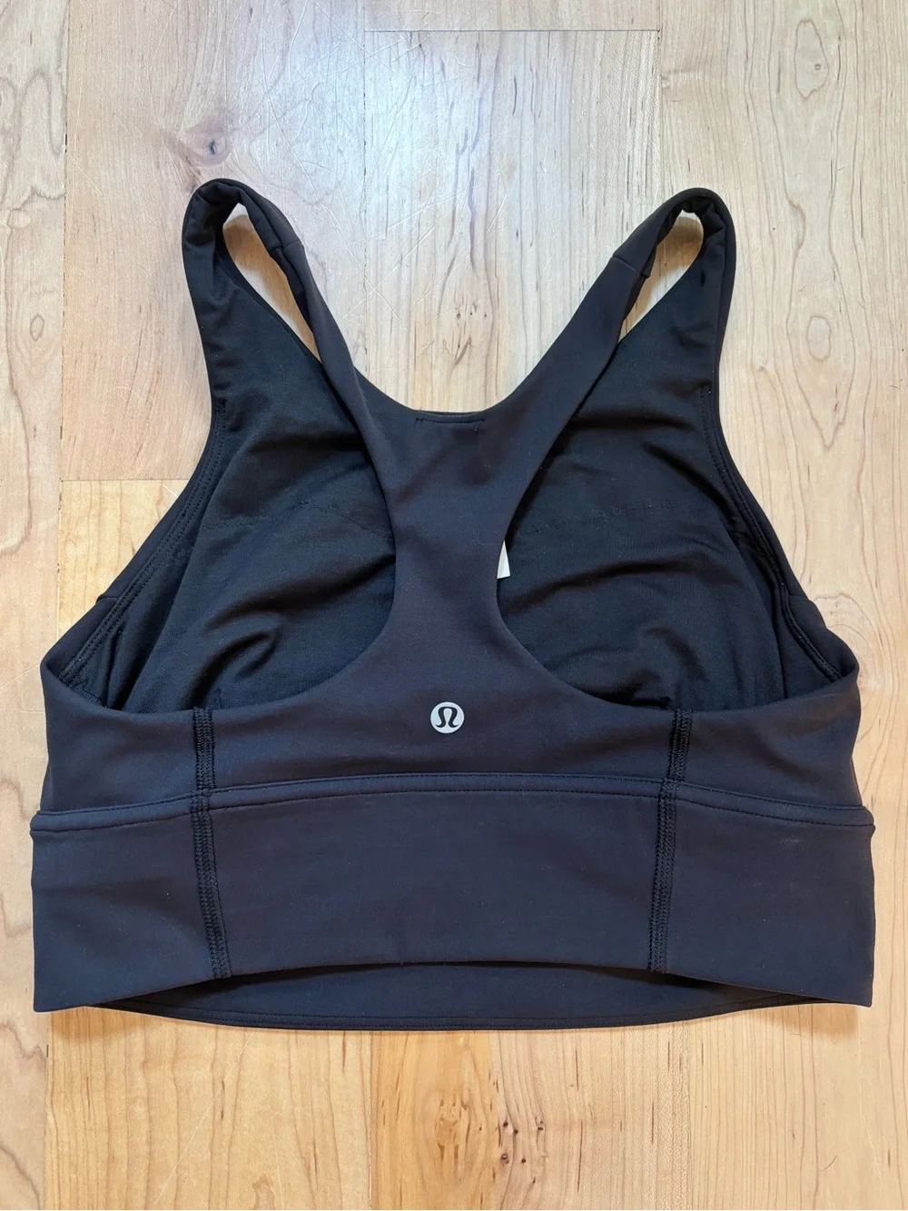 Lululemon Black Wunder Train Long-Line Bra *Medium Support